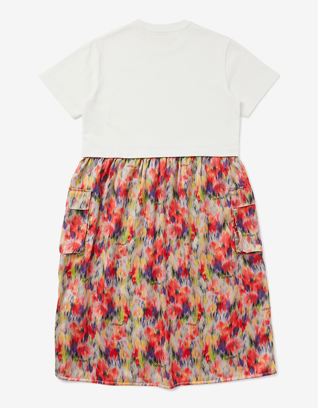 Girls All Over Chine Mix Dress in Multicolour