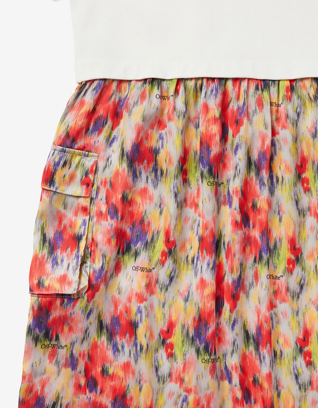 Girls All Over Chine Mix Dress in Multicolour