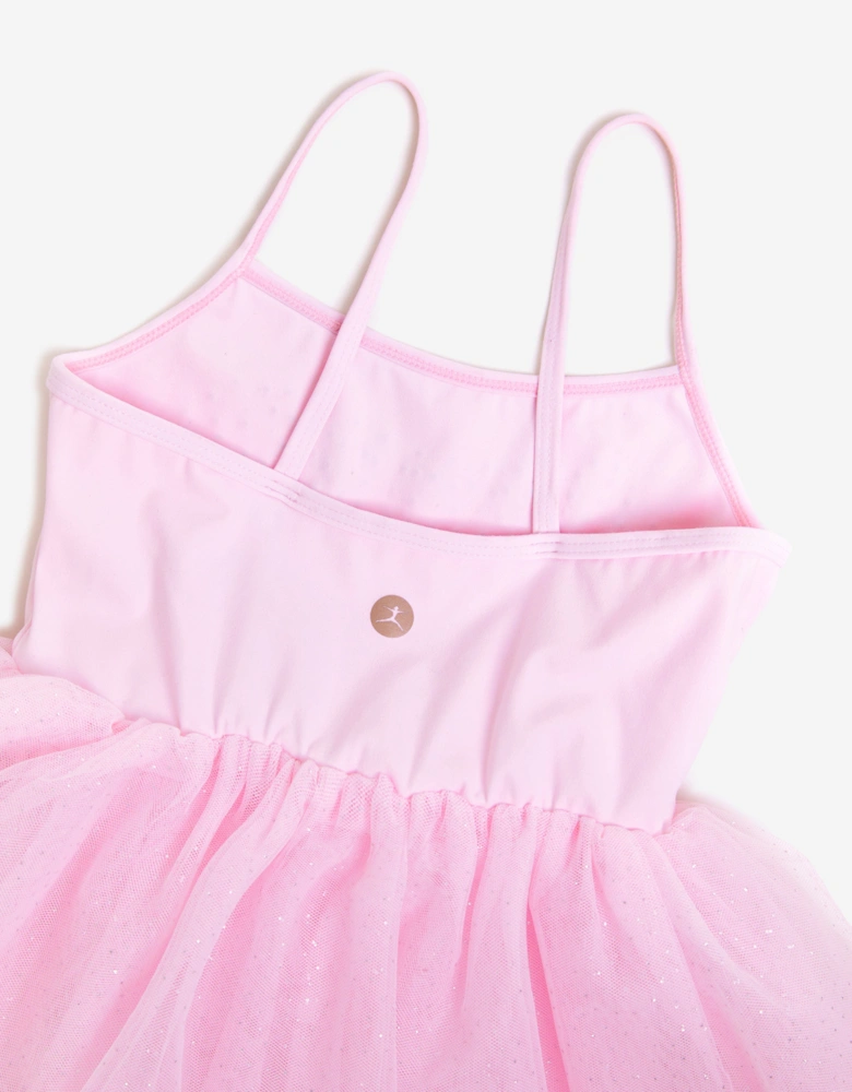 Girls Jete Bow Back Tutu in Pink