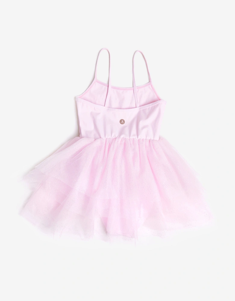 Girls Jete Bow Back Tutu in Pink