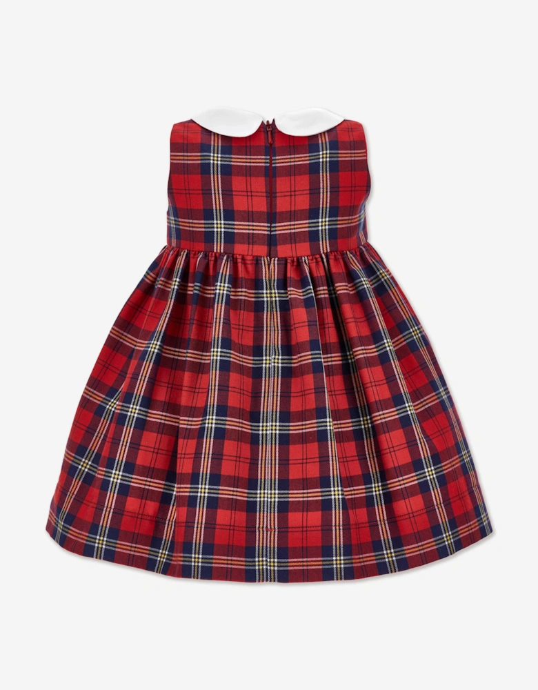 Baby Girls Tartan Dress in Red