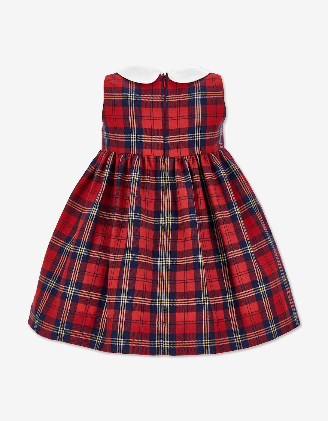 Baby Girls Tartan Dress in Red