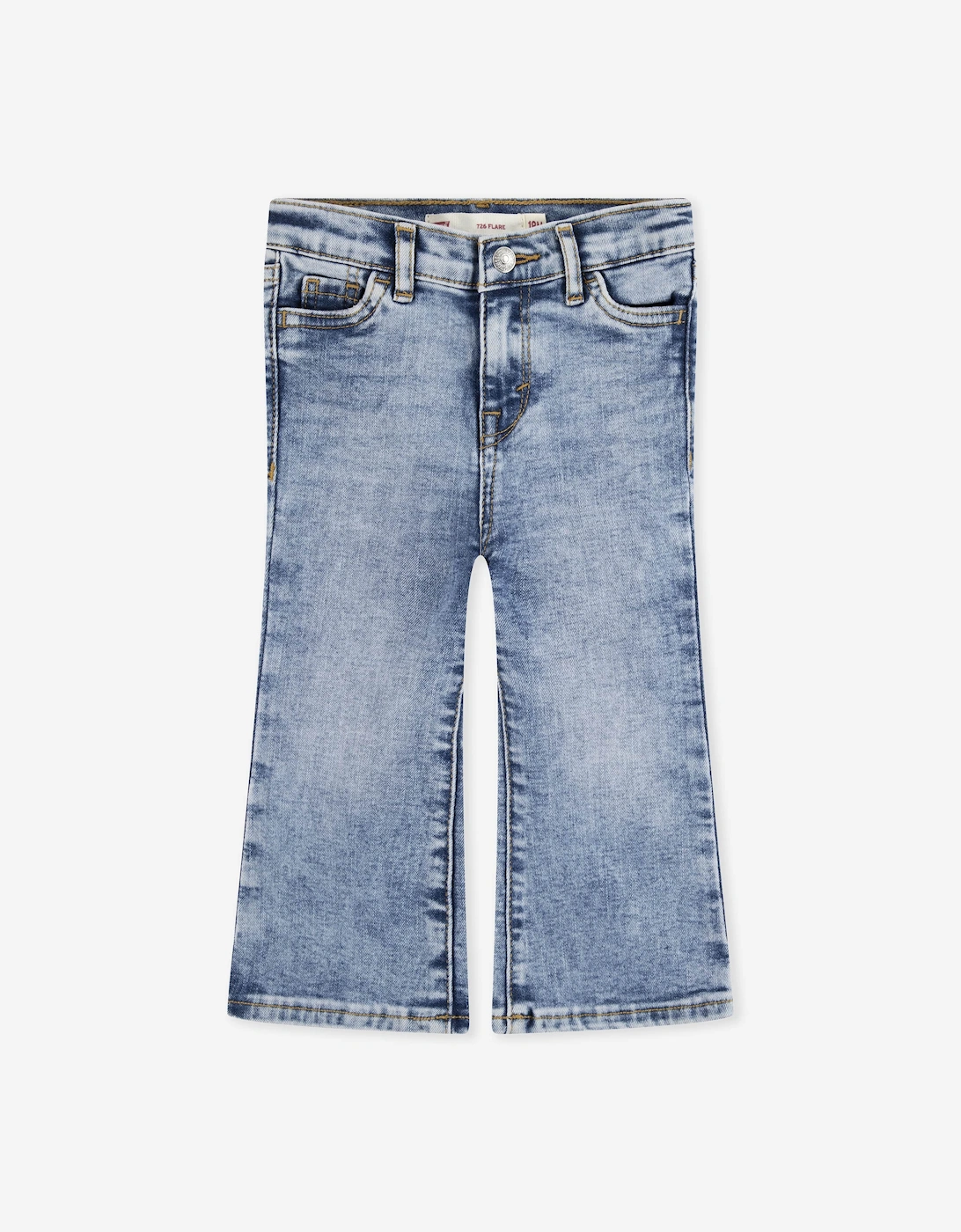 Baby Girls 726 Flare Jeans in Blue, 5 of 4