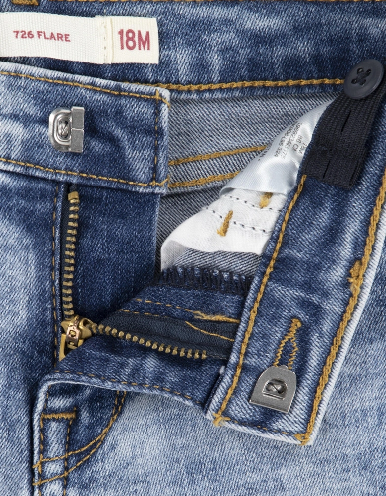 Baby Girls 726 Flare Jeans in Blue