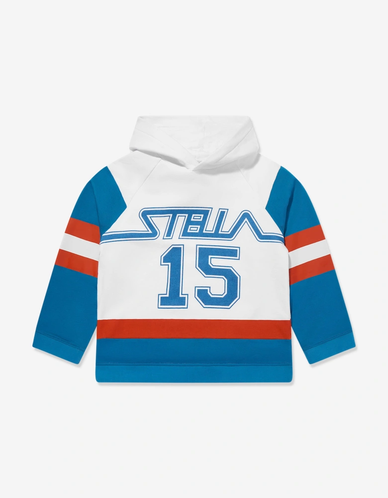 Boys Logo Hoodie in Blue