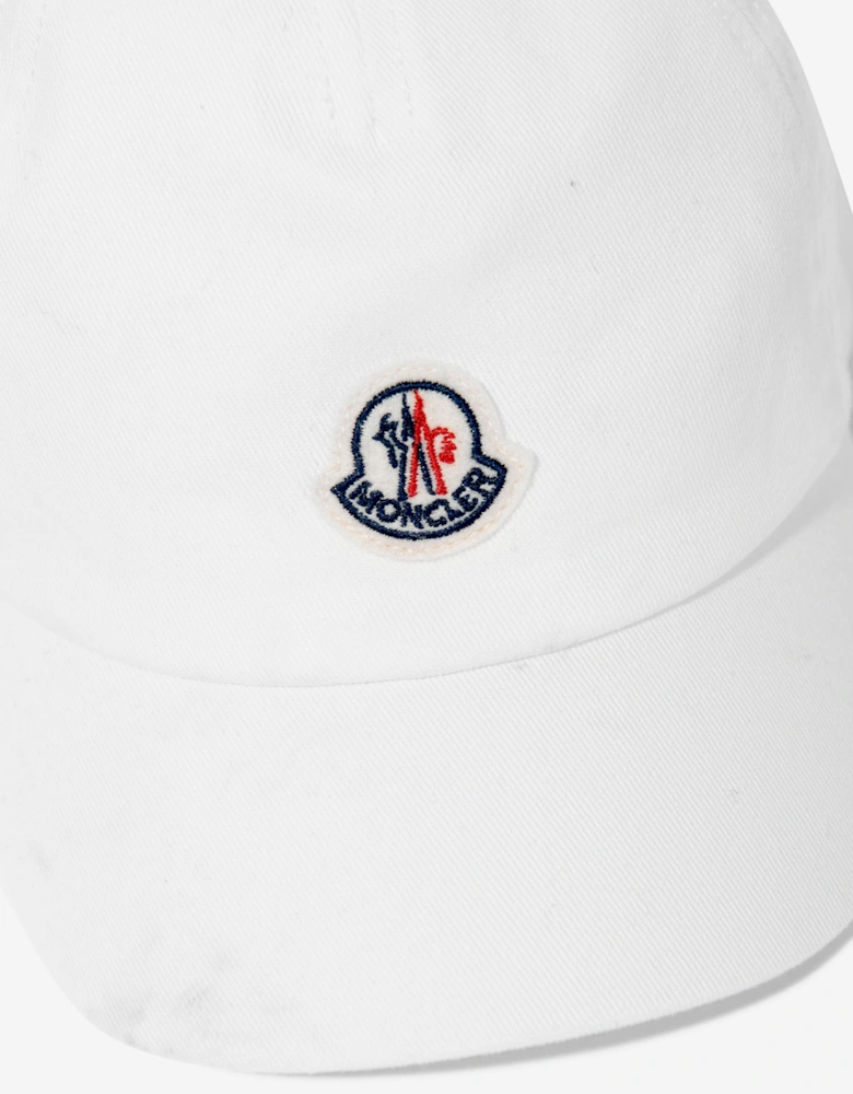 Baby Boys Logo Cap in White