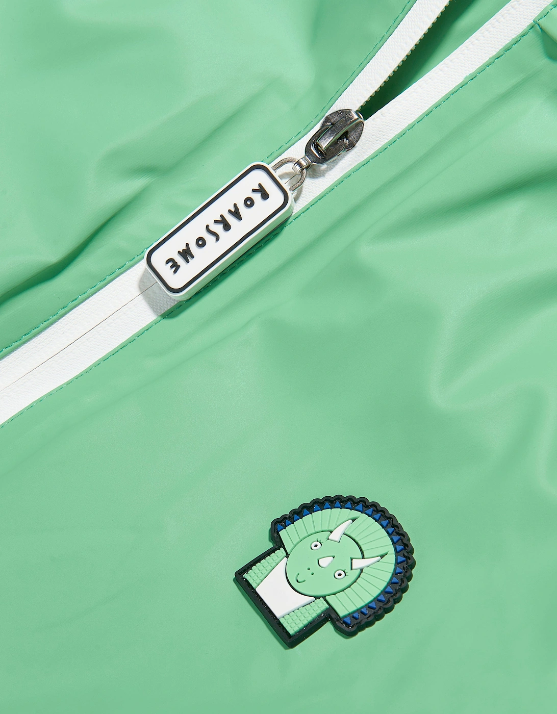 Boys Spike The Dinosaur Puddle Suit in Green