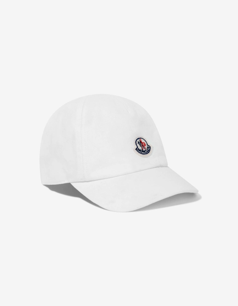 Baby Boys Logo Cap in White