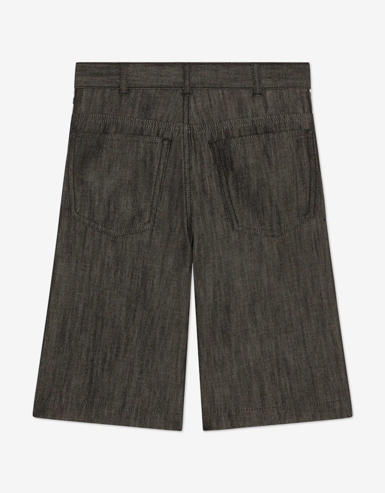 Boys Majolica Print Shorts in Black