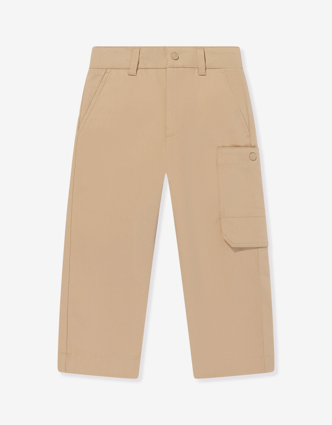 Enfant Boys Cargo Trousers in Beige