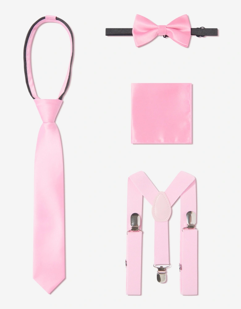 Boys 7 Piece Suit Set in Pink