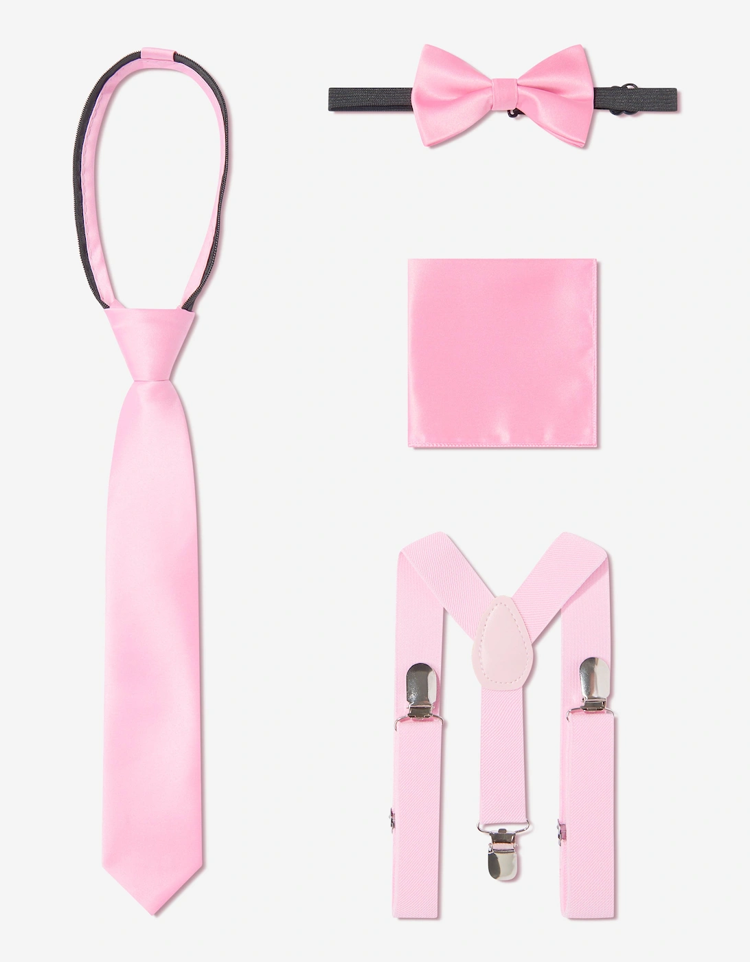 Boys 7 Piece Suit Set in Pink
