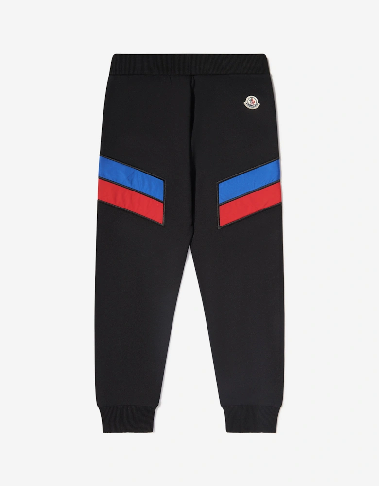 Enfant Boys Mixed Fabric Logo Joggers