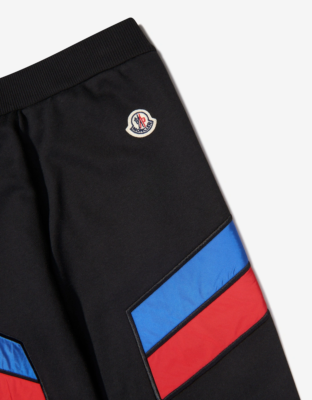 Enfant Boys Mixed Fabric Logo Joggers