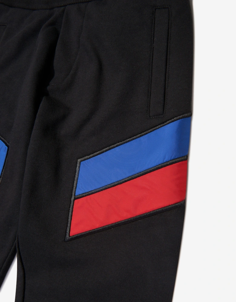 Enfant Boys Mixed Fabric Logo Joggers