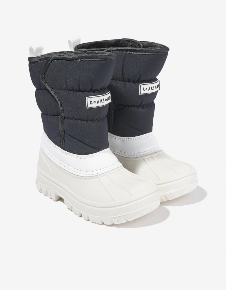 Kids Waterproof Snow Boots in Multicolour
