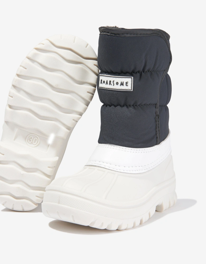 Kids Waterproof Snow Boots in Multicolour