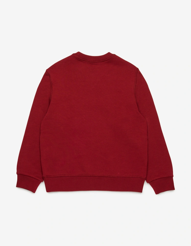 Kids Logo Sweatshirt in Red