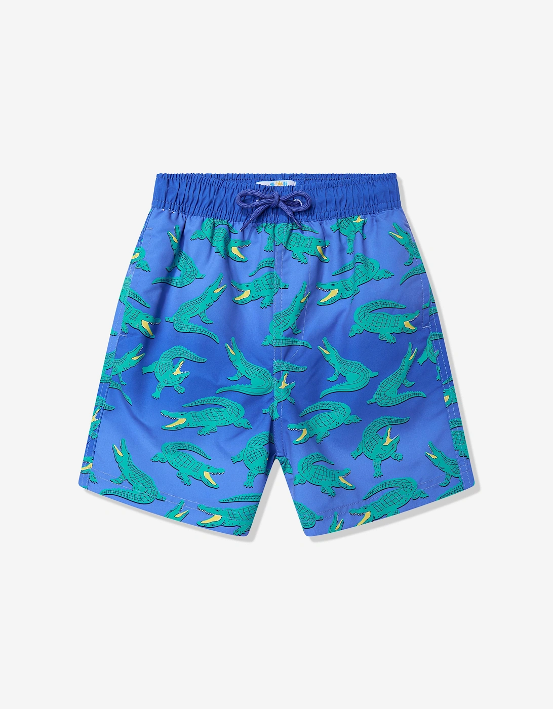 Boys Crocodile Beach Shorts in Blue (UPF50+), 5 of 4