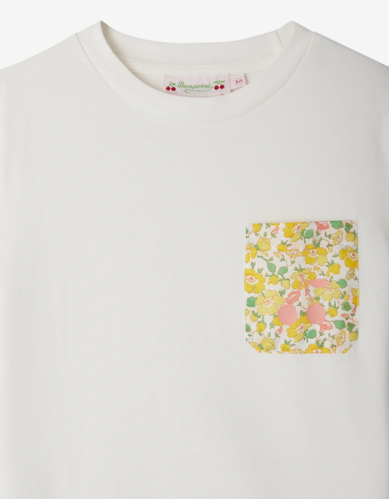 Girls Thida T-Shirt in Ivory