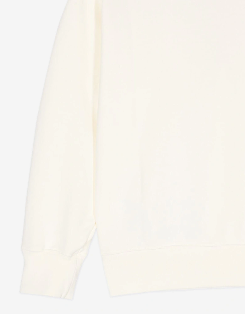 Kids Bear Crewneck Sweatshirt in Ivory