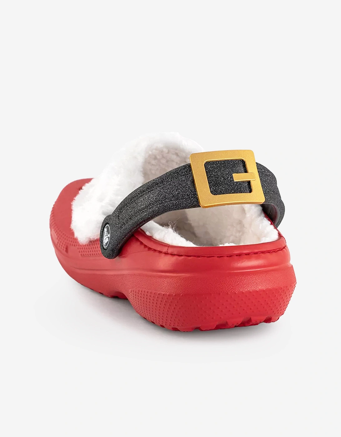 Kids Classic Lined Santa Clog in Red