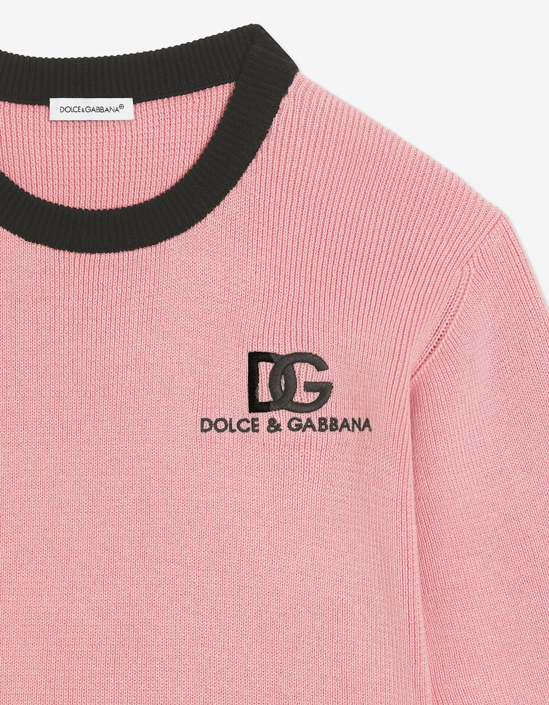 Girls Cashmere Logo Jumper in Pink
