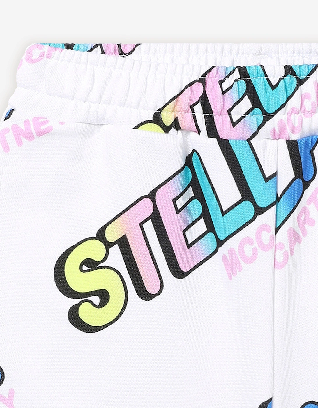 Girls Logo Shorts in White