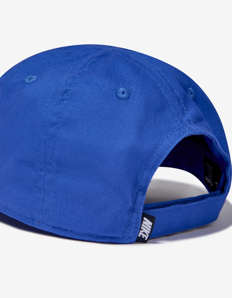 Boys Futura Curve Brim Cap in Blue