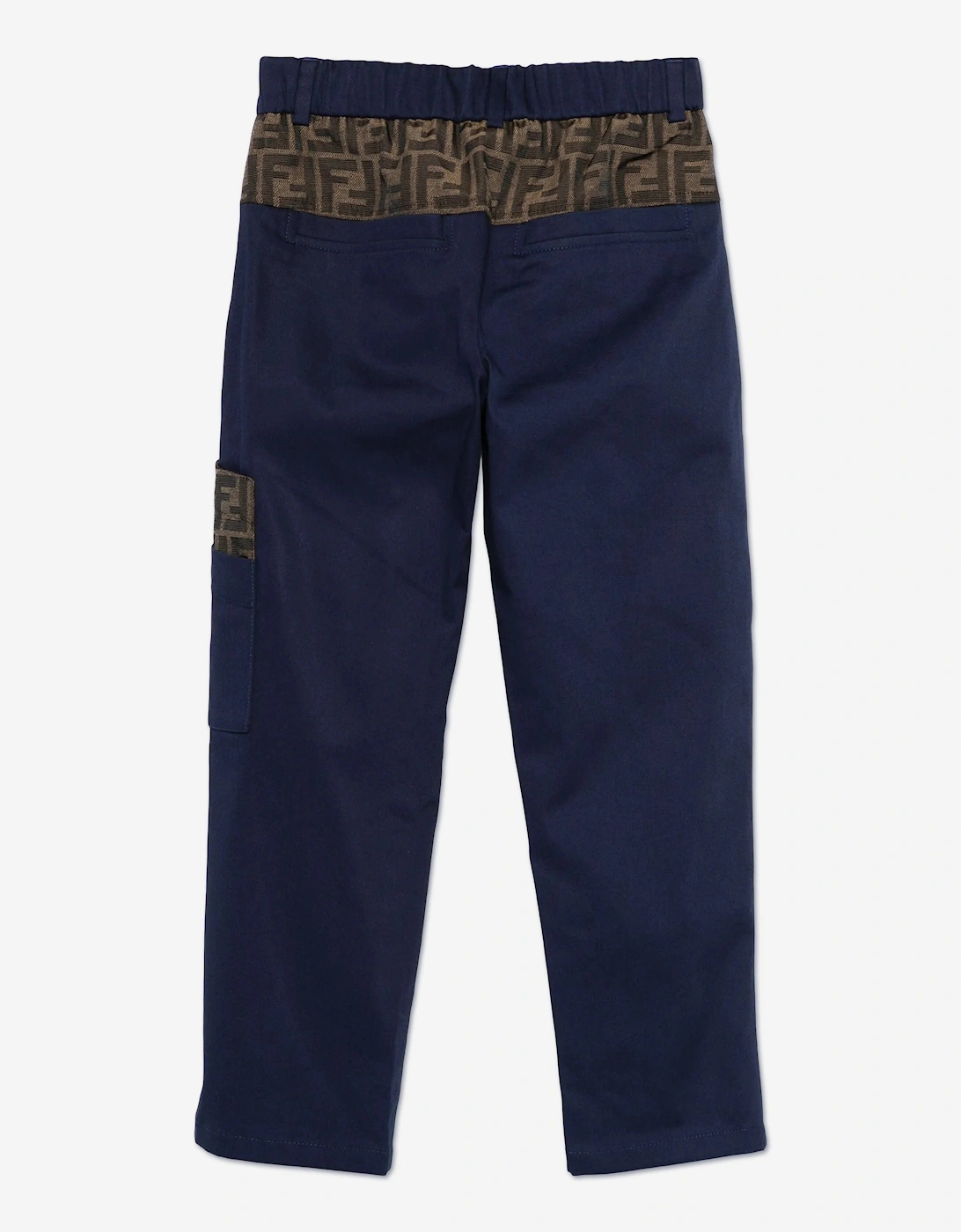 Boys Gabardine Trousers in Navy