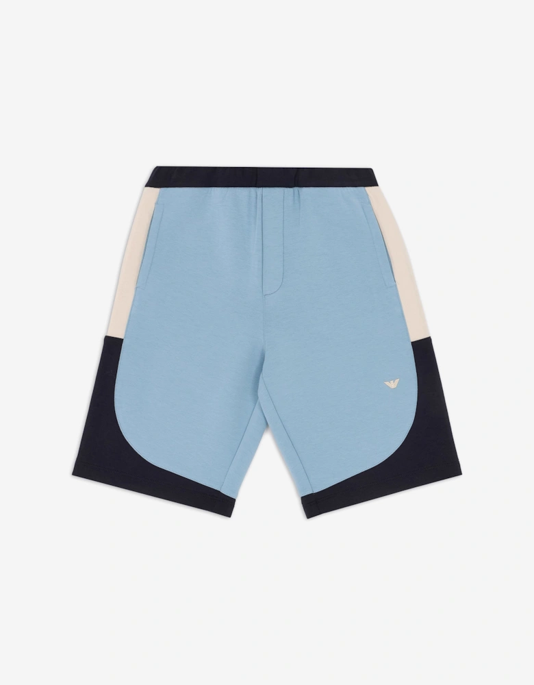 Boys Colourblock Shorts in Blue