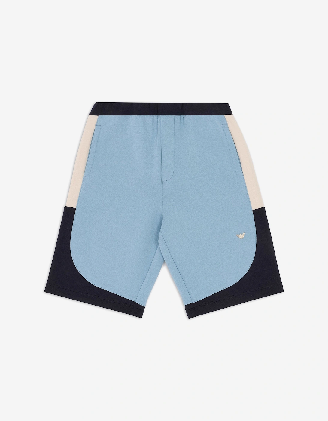 Boys Colourblock Shorts in Blue, 5 of 4