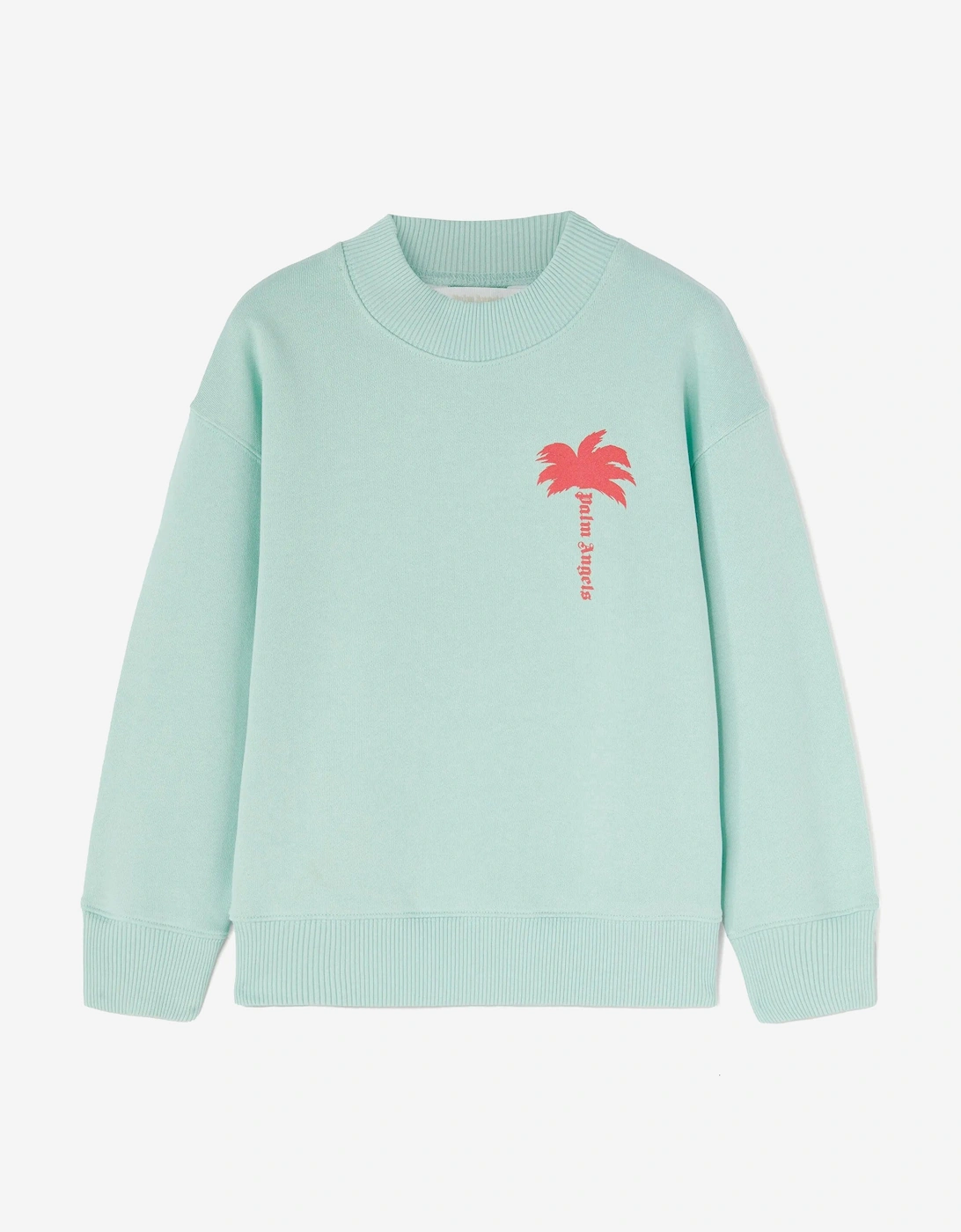 Girls The Palm Sweatshirt in Green, 5 of 4