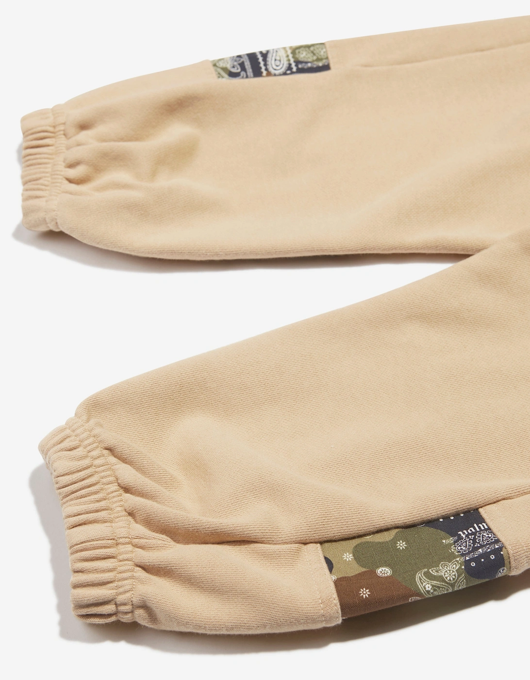 Boys Palm Brush Camo Joggers in Beige