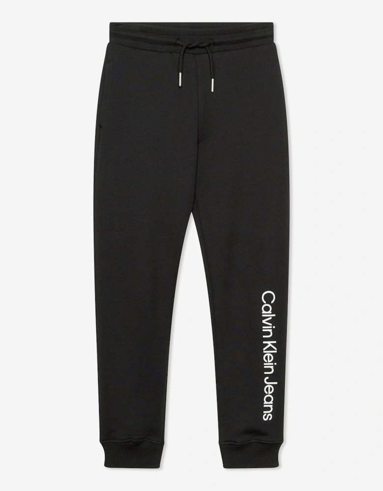 Kids Logo Joggers in Black