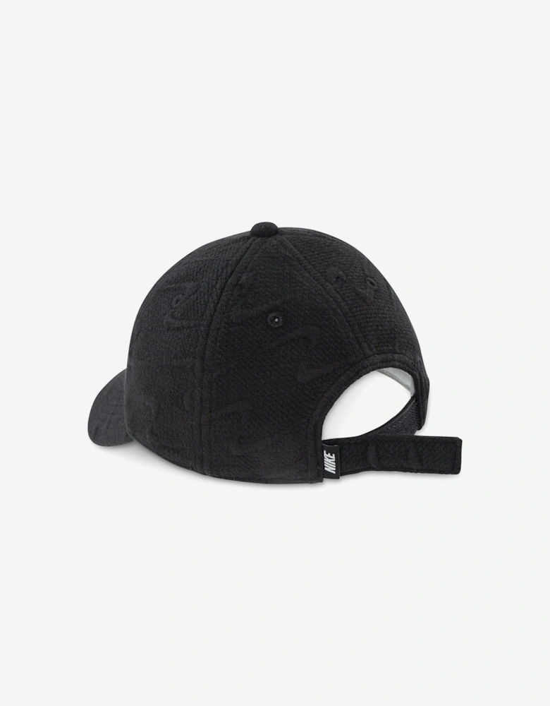 Kids Swoosh Motion Club Cap in Black