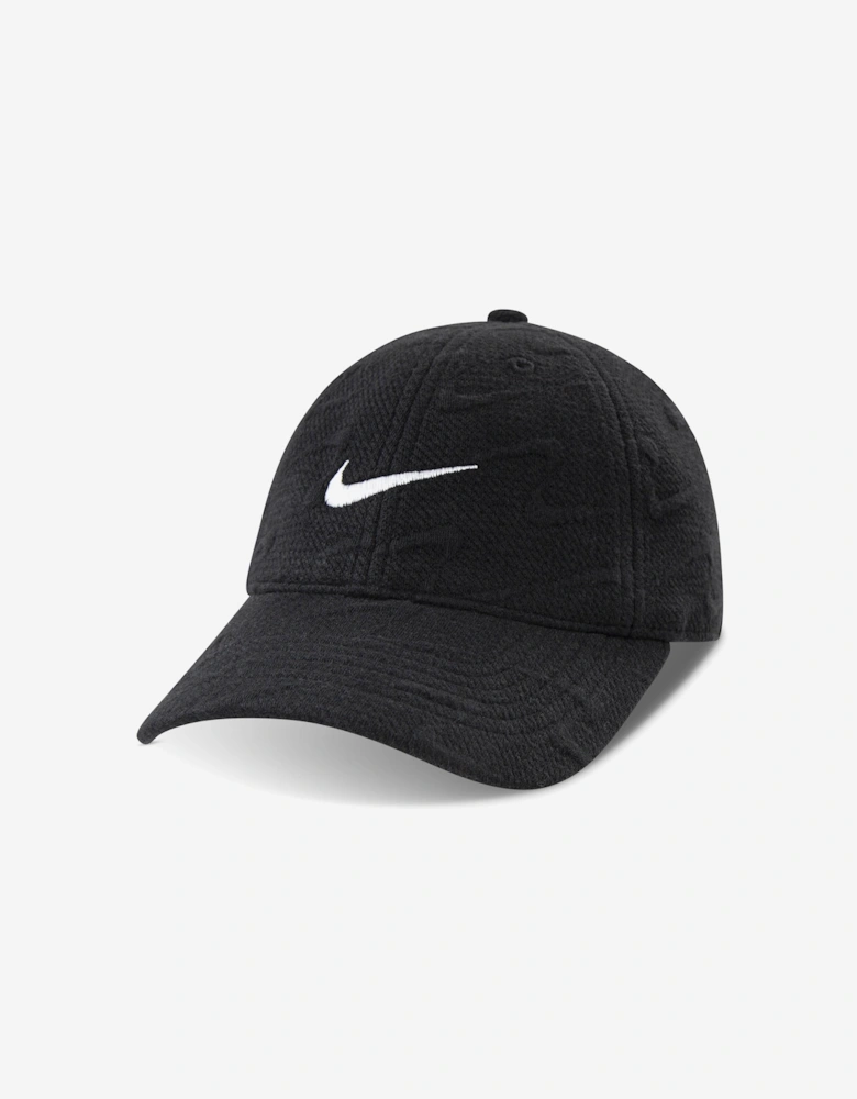 Kids Swoosh Motion Club Cap in Black