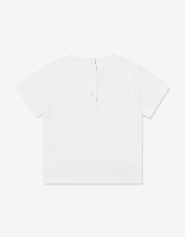 Baby Boys Shield T-Shirt in White