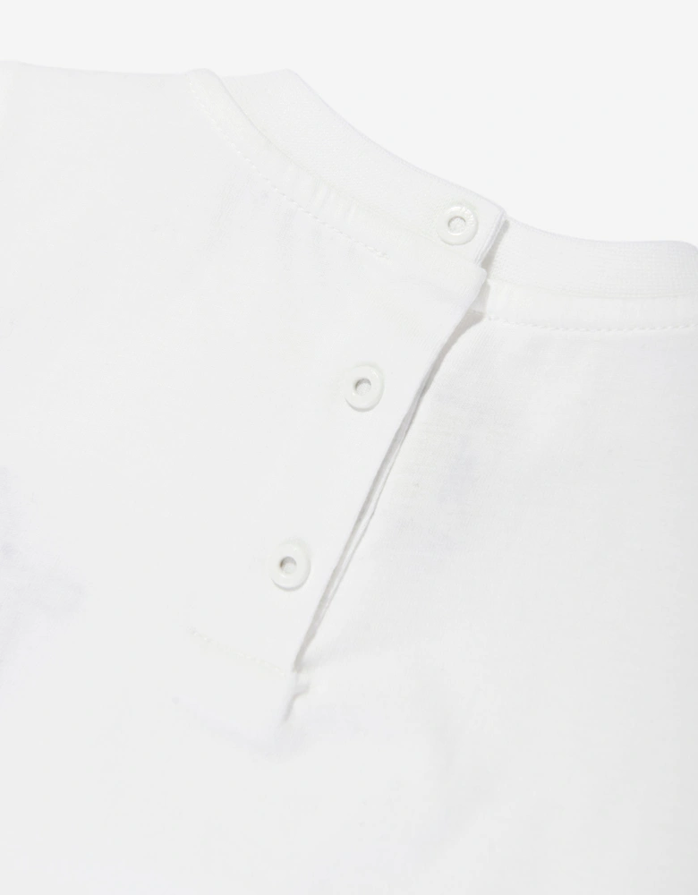 Baby Boys Shield T-Shirt in White