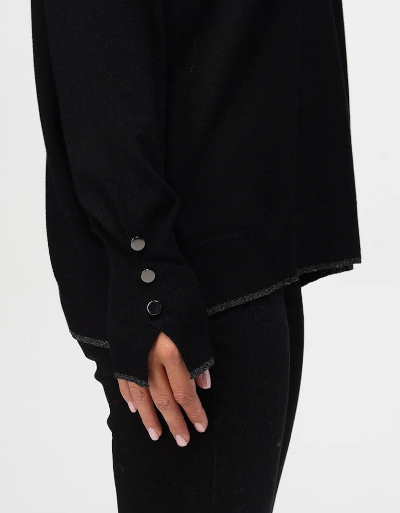 VNeck Knit Pullover Sweater