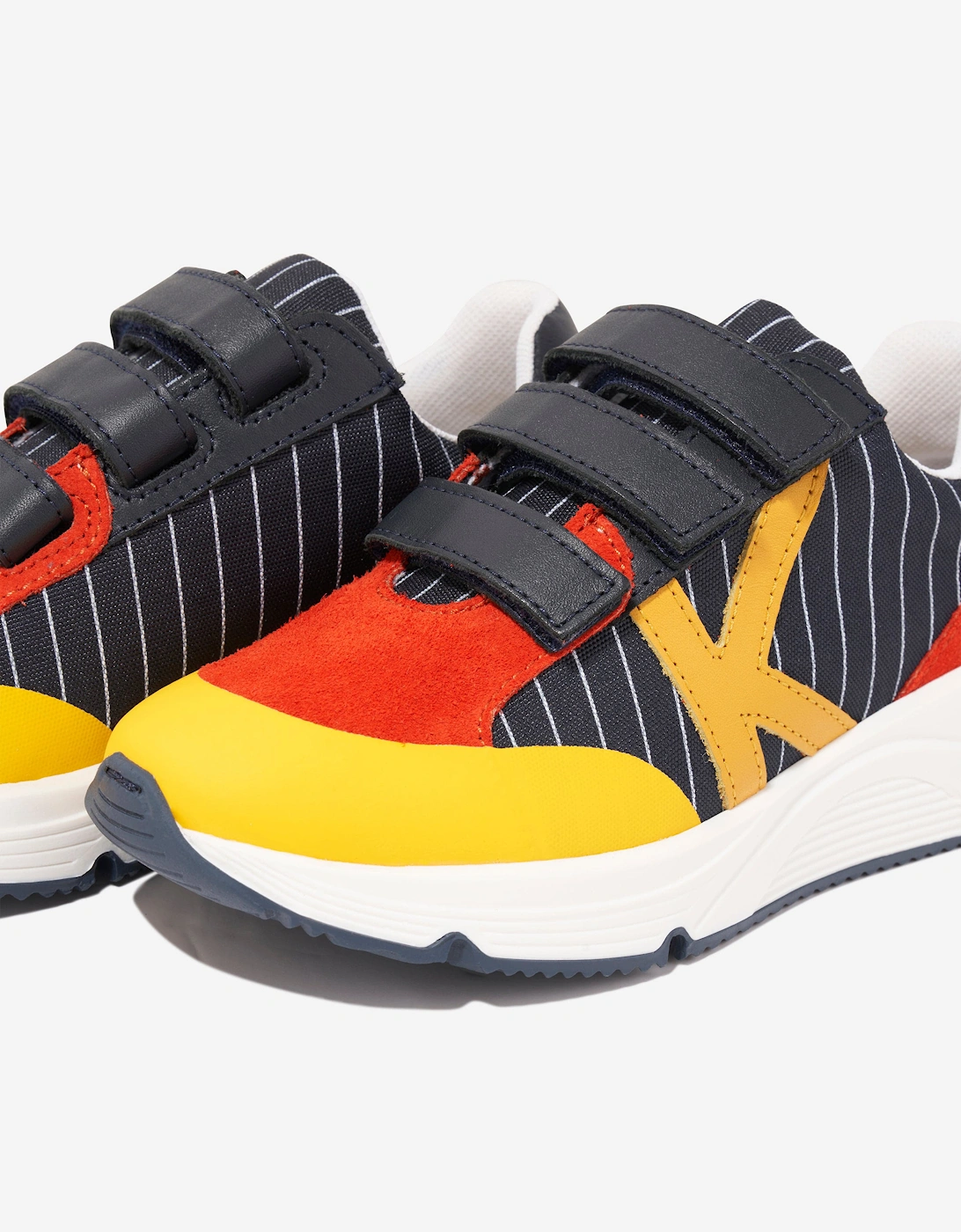 Kids Branded Trainers in Navy