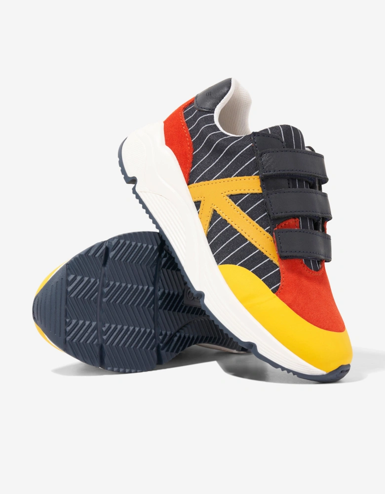 Kids Branded Trainers in Navy