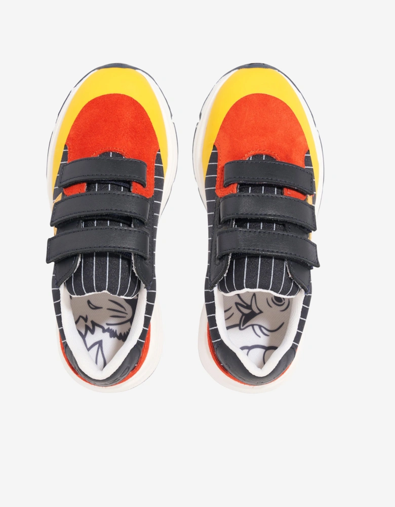 Kids Branded Trainers in Navy