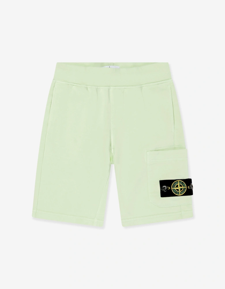 Boys Logo Pocket Shorts in Green