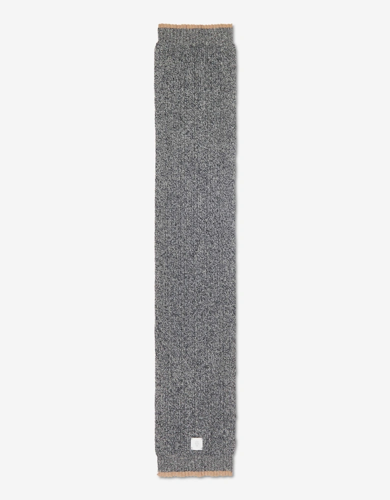 Boys Wool Scarf in Navy