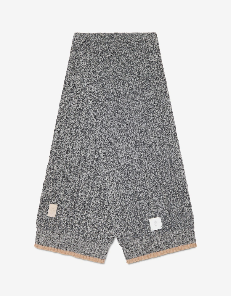 Boys Wool Scarf in Navy