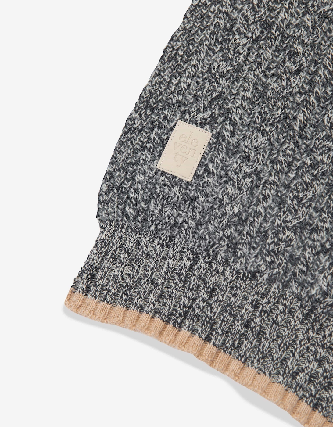 Boys Wool Scarf in Navy