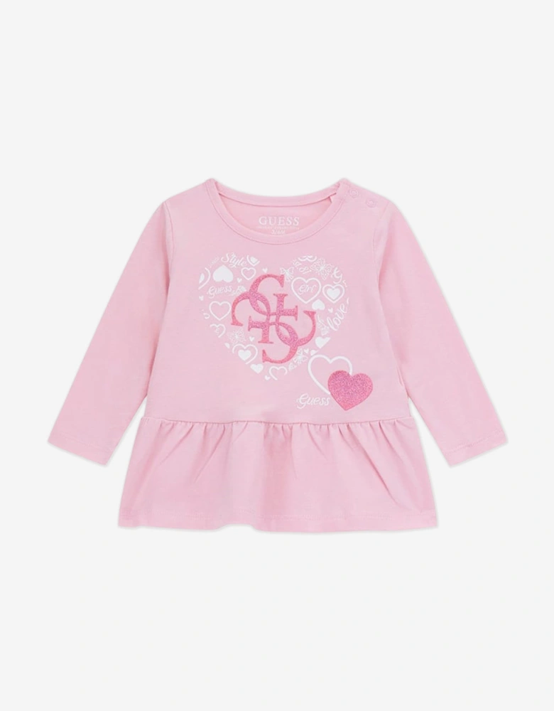 Baby Girls Legging Set in Pink