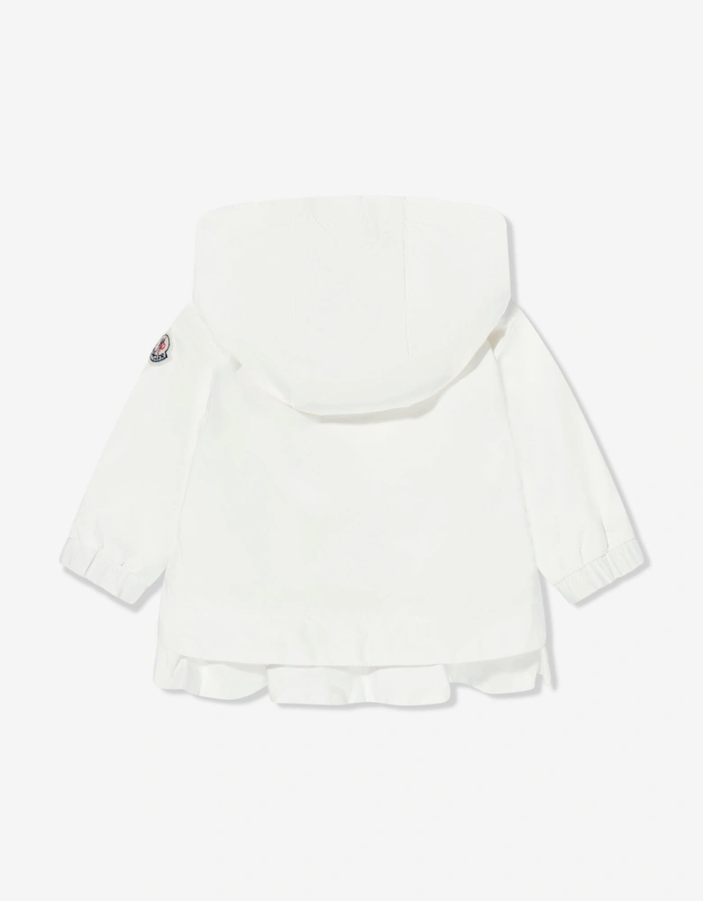 Baby Girls Down Padded Dana Jacket in Ivory