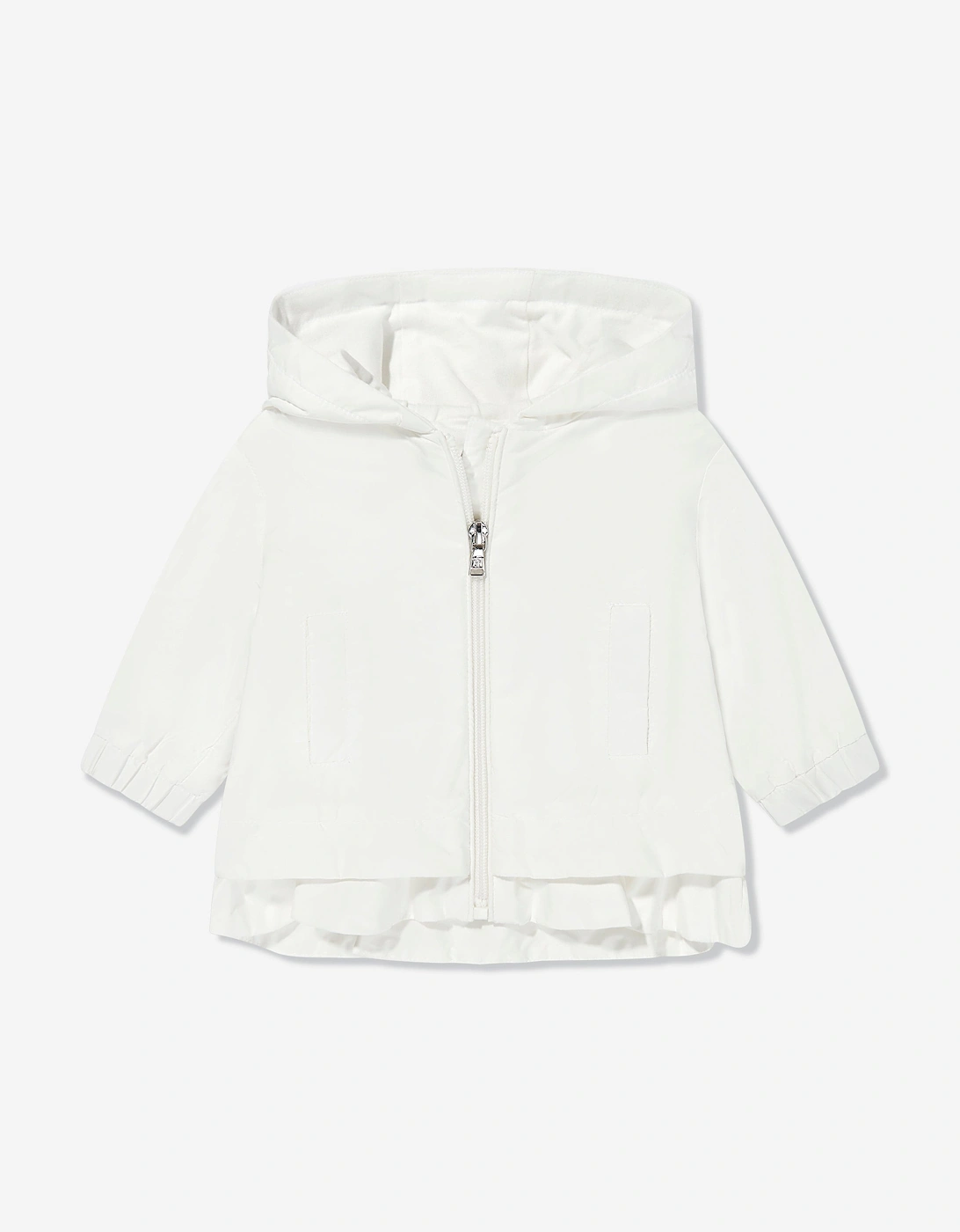 Baby Girls Down Padded Dana Jacket in Ivory, 5 of 4